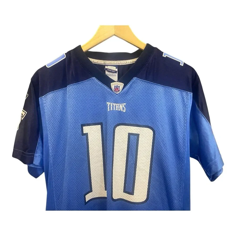 Vince Young Tennessee Titans Reebok #10 NFL Equipment Youth XL